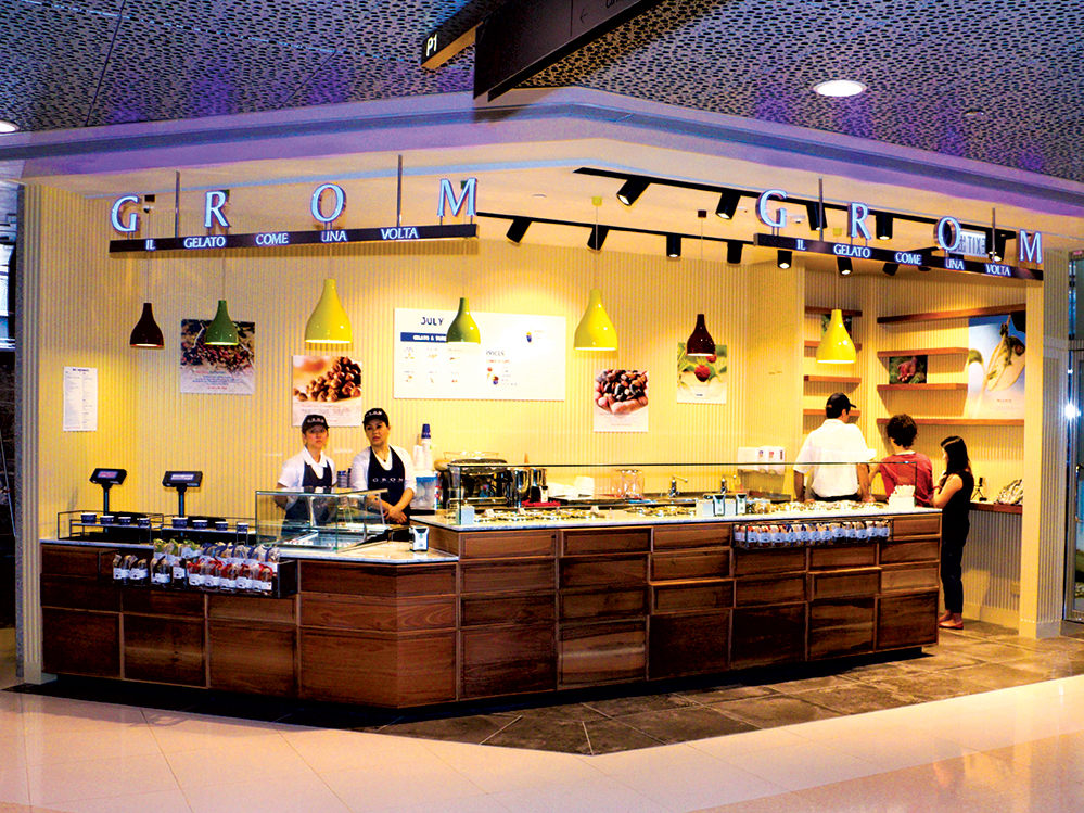 Grom, newly opened at ifc mall